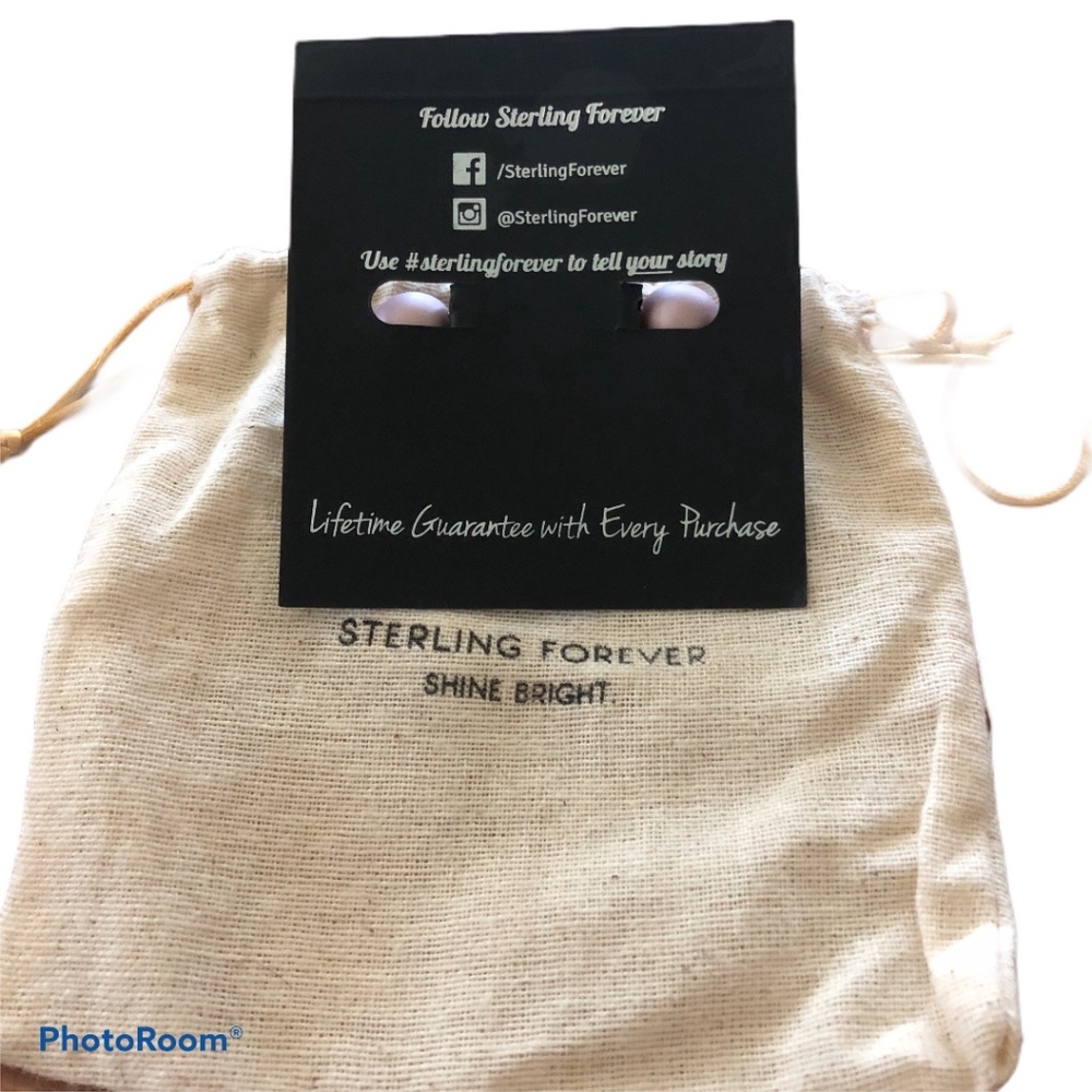 Sterling Forever Double Sided Earrings - Picture 4 of 4